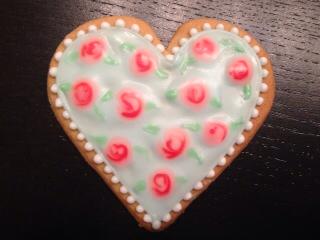 love heart cookie